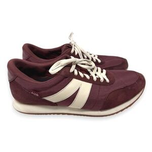 Kizik Sneakers Mens 11.5 Merlot Milan Suede Hands-Free Slip On Low Top Shoes